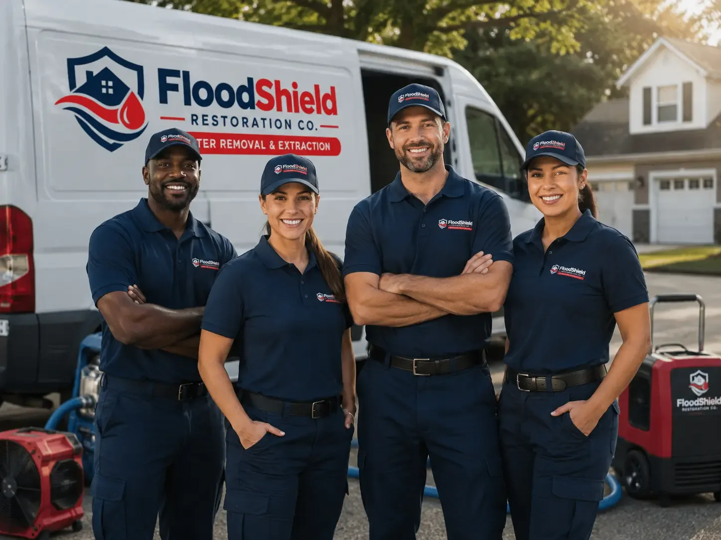 Flood Damage Restoration company in Lacarne, OH